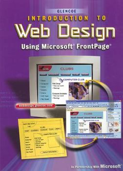 Hardcover Introduction to Web Design, Using Microsoft Frontpage, Student Edition Book