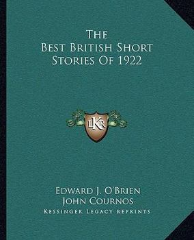 Paperback The Best British Short Stories Of 1922 Book