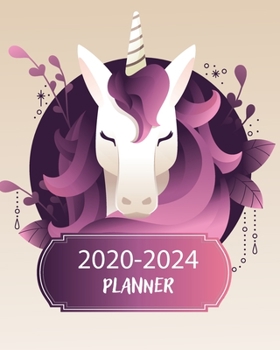 Paperback 2020-2024 Planner: 5 Year Monthly Weekly Planner Calendar Schedule Organizer 60 Months With Holidays and Inspirational Quotes ( Purple Un Book