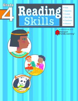 Paperback Reading Skills: Grade 4 (Flash Kids Harcourt Family Learning) Book