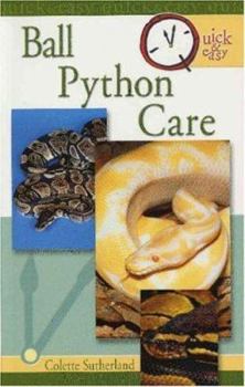 Paperback Quick & Easy Ball Python Care Book
