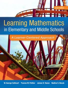 Printed Access Code Learning Mathematics in Elementary and Middle School: A Learner-Centered Approach, Enhanced Pearson Etext with Loose-Leaf Version -- Access Card Packa Book