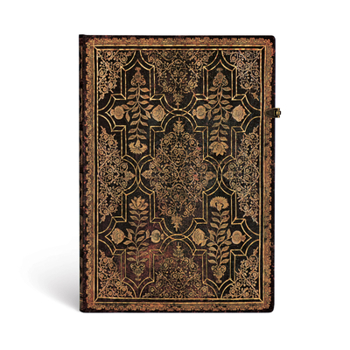 Misc. Mahogany Grande Unlined Hardcover Journal, 128pg, 120gsm by Paperblanks (Fall Filigree) Book