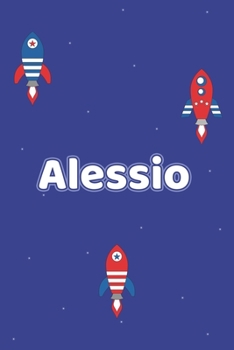 Alessio: Vornamen Notizbuch für Jungen und Männer - Notizbuch, Notizheft oder Schreibheft für Schule, Uni, Beruf, Job oder Einschulung mit Blümchen - ... - Format 6x9 ca. DIN A5 (German Edition)