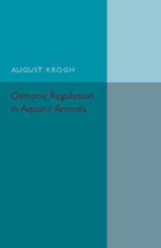 Paperback Osmotic Regulation in Aquatic Animals Book