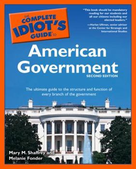 Paperback The Complete Idiot's Guide to American Government Book