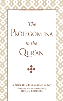 Hardcover Prolegomena to the Qur'an Book
