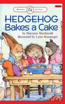 Hardcover Hedgehog Bakes a Cake: Level 2 Book