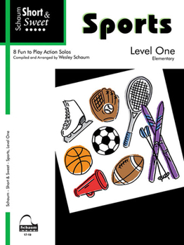Paperback Short & Sweet: Sports: Level 1 Elementary Level Book