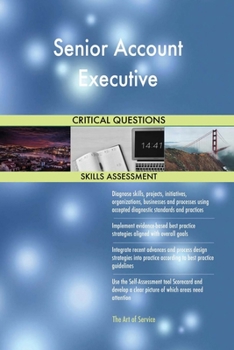 Paperback Senior Account Executive Critical Questions Skills Assessment Book