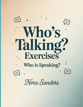 Paperback Who's Talking? Exercises: Who is speaking? Book