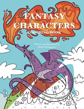 Paperback Fantasy Characters Coloring Book