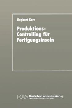 Paperback Produktions-Controlling Für Fertigungsinseln [German] Book