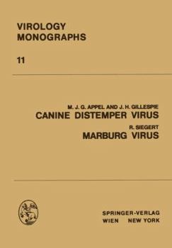 Paperback Canine Distemper Virus: Marburg Virus Book