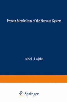 Paperback Protein Metabolism of the Nervous System Book