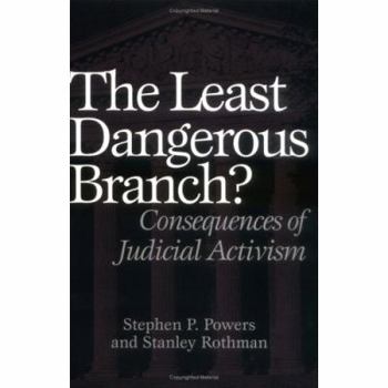 Paperback The Least Dangerous Branch?: Consequences of Judicial Activism Book