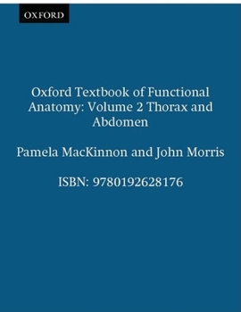 Paperback Oxford Textbook of Functional Anatomy Book