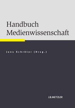 Hardcover Handbuch Medienwissenschaft [German] Book