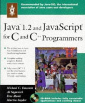 Paperback Java 1.2 and JavaScript for C and C++ Programmers Book