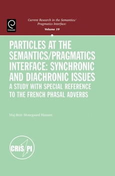 Paperback Particles at the Semantics/Pragmatics Interface Book