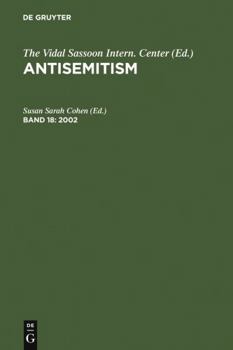 Hardcover 2002 (Antisemitism Bibliography) Book