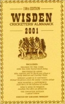 Hardcover 2001 Wisden Cricketers Almanack Book