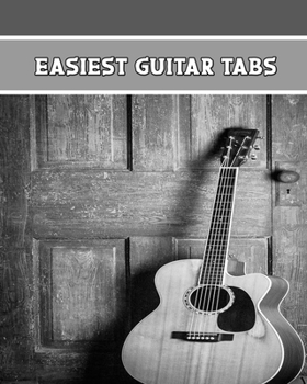 Paperback easiest guitar tabs: wonderful Blank Lined Gift notebook For guitar it will be the Gift Idea for guitar Lover. Book