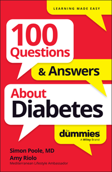 Paperback 100 Questions & Answers about Diabetes for Dummies Book