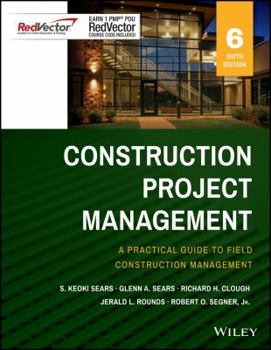 Hardcover Construction Project Management Sixth Edition Red Vector Bundle Book