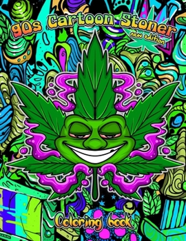 Paperback 90s Cartoon Stoner Coloring Book: Jumbo Coloring Book With High Quality Images as kids gift.19 [Large Print] Book