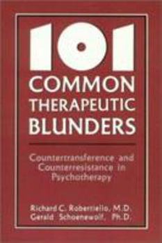 Paperback 101 Common Therapeutic Blunders Book