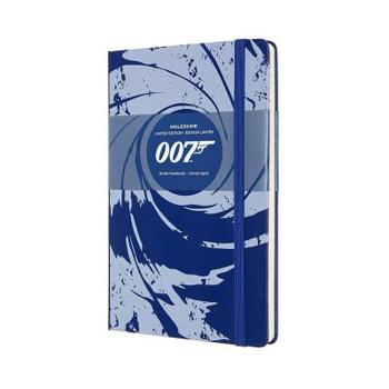 Office Product Moleskine Limited Edition Notebook James Bond, Large, Ruled, Blue (5 X 8.25) Book