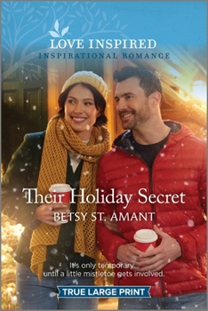 Paperback Their Holiday Secret: An Uplifting Inspirational Romance [Large Print] Book