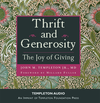 Audio CD Thrift & Generosity: Joy of Giving Book