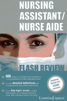 Paperback Nursing Assistant/Nurse Aide Flash Review Book