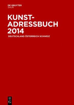Hardcover Kunstadressbuch Deutschland, Österreich, Schweiz 2014 (German Edition) [German] Book