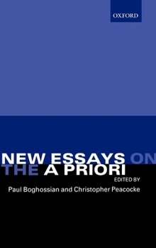 Hardcover New Essays on the a Priori Book