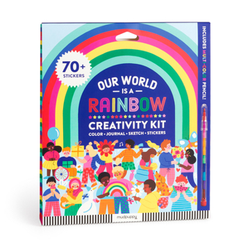 Paperback Our World Is a Rainbow Creativity Kit [With Stickers and Multi-Color Pencil] Book