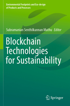 Paperback Blockchain Technologies for Sustainability Book