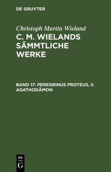 Hardcover Peregrinus Proteus, II. Agathodämon [German] Book