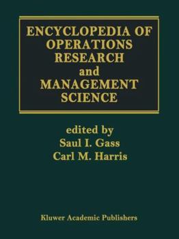 Paperback Encyclopedia of Operations Research and Management Science Book