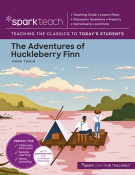 Paperback Sparkteach: The Adventures of Huckleberry Finn, Volume 17 Book