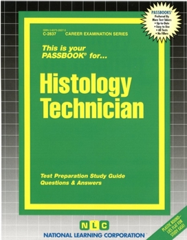 Paperback Histology Technician Book