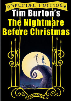 DVD Tim Burton's The Nightmare Before Christmas Book