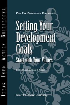 Paperback Setting Your Development Goals: Start with Your Values Book