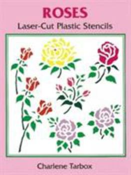 Paperback Roses Laser-Cut Plastic Stencils Book