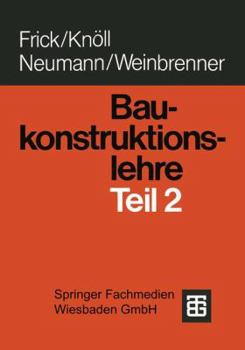 Paperback Baukonstruktionslehre: Teil 2 [German] Book