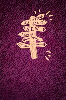 It's Time For a New Adventure: Travel Notebook Inserts With Graph Paper and Dotted Paper