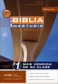 Hardcover NVI La Biblia de Estudio Para Cada Dia, Tapa Dura [Spanish] Book