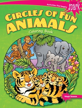Paperback Spark Circles of Fun Animals Coloring Book